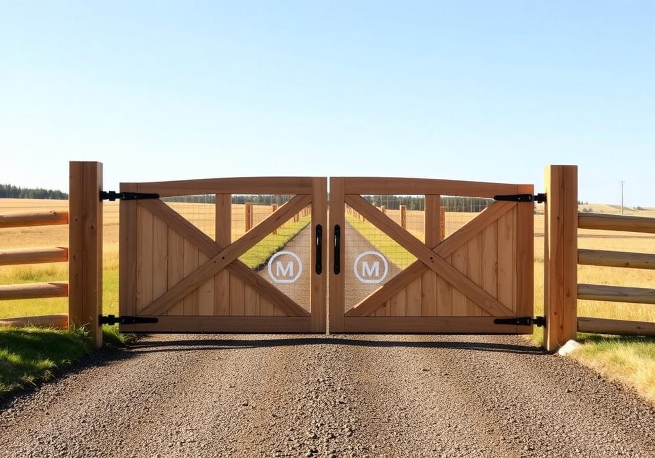 Fence installation in central Alberta