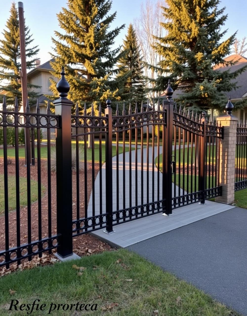 Fence installation in central Alberta