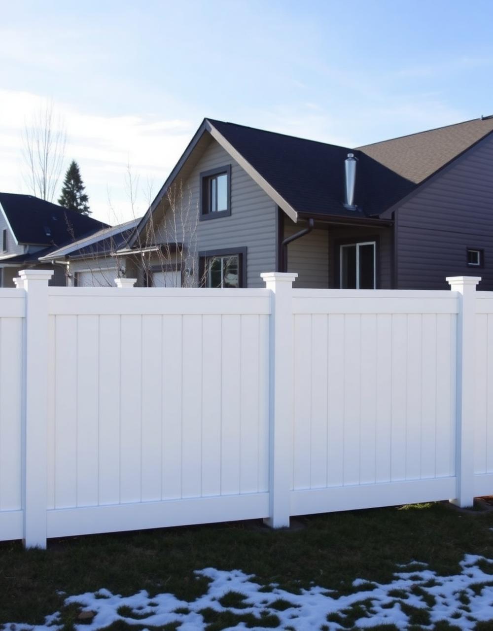 Fence installation in central Alberta